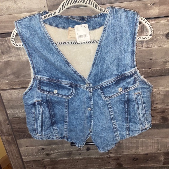 Denim Blue Women's Vest - Picture 1 of 4